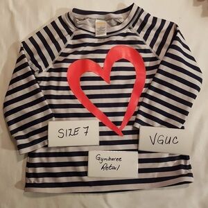 Gymboree swim rash guard size 7